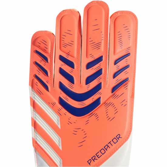 Adidas Детски Вратарски Ръкавици Predator Training Goalkeeper Gloves Juniors Оранжево/Бяло 