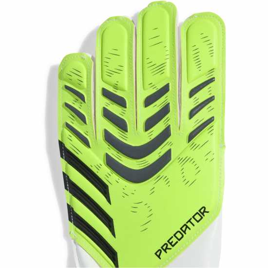 Adidas Детски Вратарски Ръкавици Predator Training Goalkeeper Gloves Juniors Lemon/Black Вратарски ръкавици и облекло