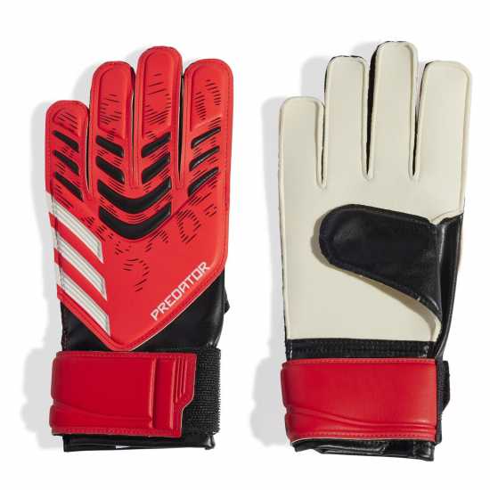 Вратарски ръкавици и облекло Adidas Детски Вратарски Ръкавици Predator Training Goalkeeper Gloves Juniors Red/Black Adidas Детски Вратарски Ръкавици Predator Training Goalkeeper Gloves Juniors Red/Black Вратарски ръкавици и облекло