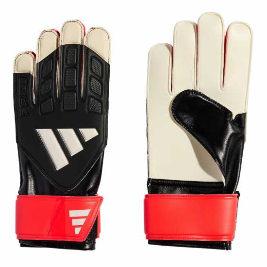 Adidas Детски Вратарски Ръкавици Predator Training Goalkeeper Gloves Juniors Black/Red 