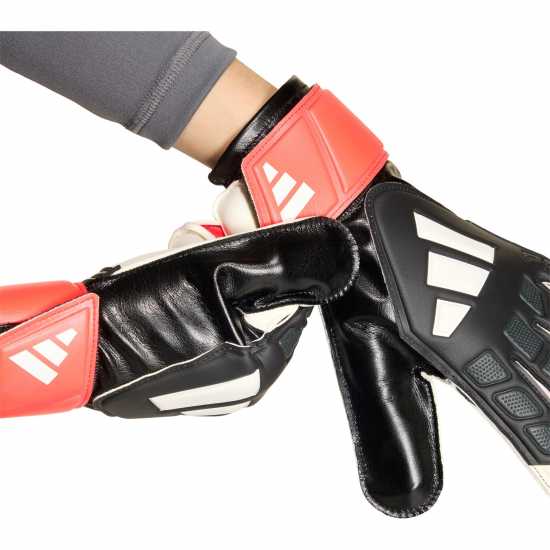 Adidas Детски Вратарски Ръкавици Predator Training Goalkeeper Gloves Juniors Black/Red 