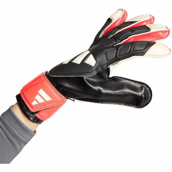 Adidas Детски Вратарски Ръкавици Predator Training Goalkeeper Gloves Juniors Black/Red 