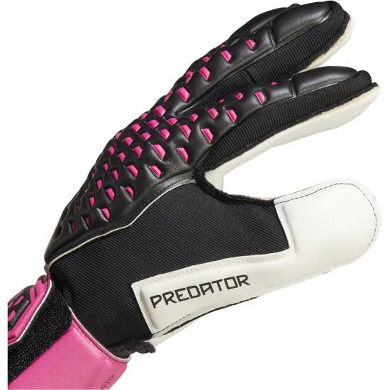 Вратарски ръкавици и облекло Adidas Мъжки Ръкавици Predator Match Fingersave Gloves Mens Black/Pink Adidas Мъжки Ръкавици Predator Match Fingersave Gloves Mens Black/Pink Вратарски ръкавици и облекло