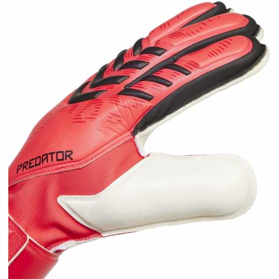 Adidas Вратарски Ръкавици Predator Match Fingersave Goalkeeper Gloves Adults Червен/Черен Вратарски ръкавици и облекло