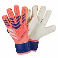 Adidas Вратарски Ръкавици Predator Match Fingersave Goalkeeper Gloves Adults Orange/White Adidas Вратарски Ръкавици Predator Match Fingersave Goalkeeper Gloves Adults Orange/White
