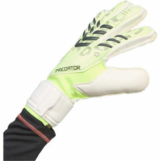 Adidas Вратарски Ръкавици Predator Match Fingersave Goalkeeper Gloves Adults Lemon/Black Вратарски ръкавици и облекло