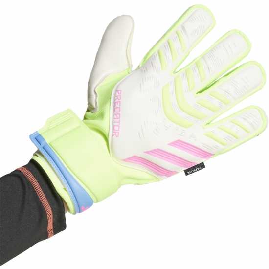 Вратарски ръкавици и облекло Adidas Вратарски Ръкавици Predator Match Fingersave Goalkeeper Gloves Adults Бяло/Жълто Adidas Вратарски Ръкавици Predator Match Fingersave Goalkeeper Gloves Adults Бяло/Жълто Вратарски ръкавици и облекло