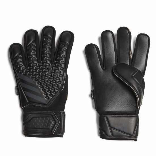 Adidas Вратарски Ръкавици Predator Match Fingersave Goalkeeper Gloves Adults Черно Вратарски ръкавици и облекло