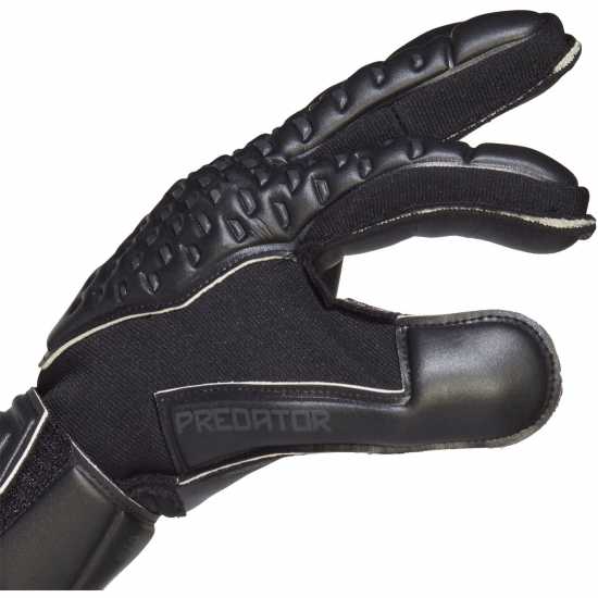 Adidas Мъжки Ръкавици Predator Match Fingersave Gloves Mens Black Вратарски ръкавици и облекло