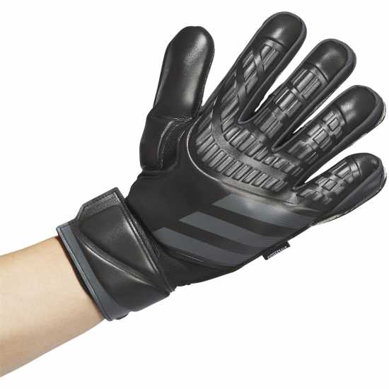 Adidas Вратарски Ръкавици Predator Match Fingersave Goalkeeper Gloves Adults Черно Вратарски ръкавици и облекло