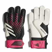 Adidas Детски Вратарски Ръкавици Predator Match Fs Goalkeeper Gloves Juniors Black/Pink Вратарски ръкавици и облекло