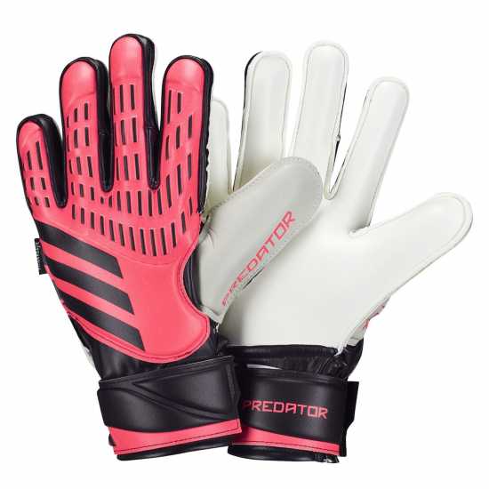 Вратарски ръкавици и облекло Adidas Детски Вратарски Ръкавици Predator Match Fingersave Goalkeeper Gloves Juniors Розово/Черно Adidas Детски Вратарски Ръкавици Predator Match Fingersave Goalkeeper Gloves Juniors Розово/Черно Вратарски ръкавици и облекло