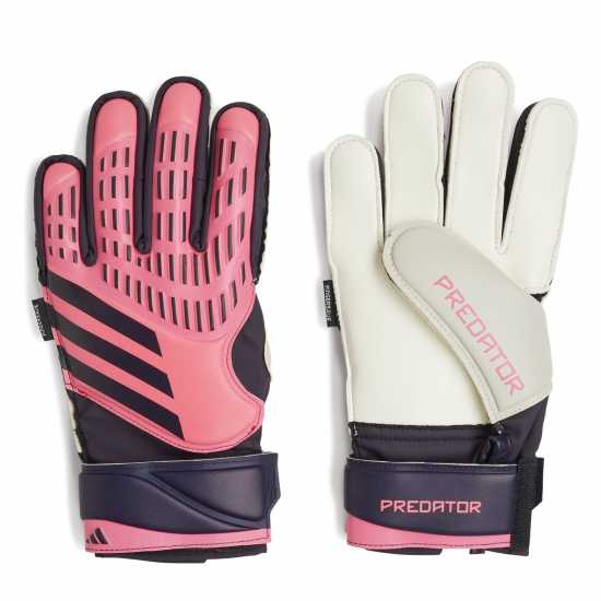 Вратарски ръкавици и облекло Adidas Детски Вратарски Ръкавици Predator Match Fingersave Goalkeeper Gloves Juniors Розово/Черно Adidas Детски Вратарски Ръкавици Predator Match Fingersave Goalkeeper Gloves Juniors Розово/Черно Вратарски ръкавици и облекло