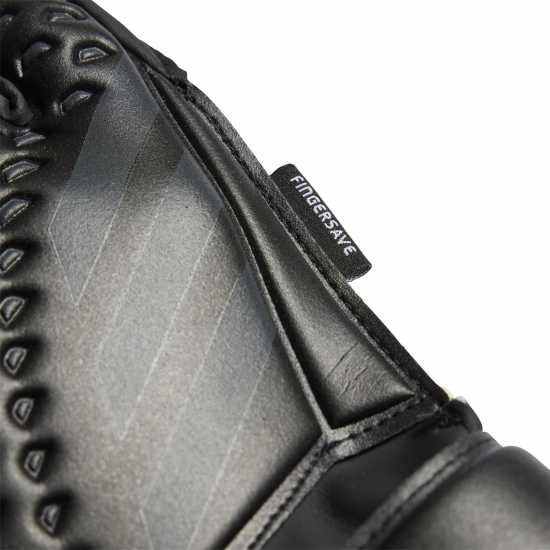 Adidas Детски Вратарски Ръкавици Predator Match Fingersave Goalkeeper Gloves Juniors Черно Вратарски ръкавици и облекло