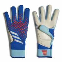 Adidas Вратарски Ръкавици Predator Pc Goalkeeper Gloves Adults Рил/Син/Бял Вратарски ръкавици и облекло