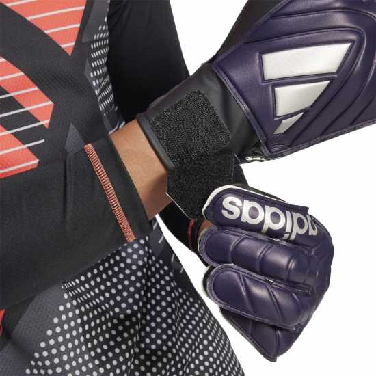 Adidas Вратарски Ръкавици Copa Club Goalkeeper Gloves Adults Черно/сребро Вратарски ръкавици и облекло