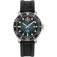 Jdm Military Tango Black Silicone Green Dial Watch  Часовници