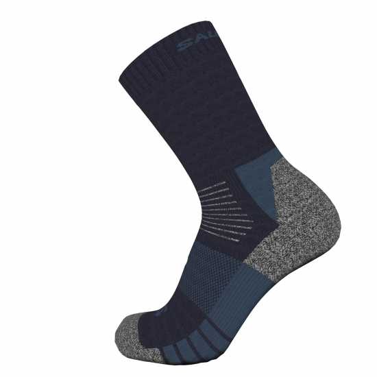 Salomon Merino Crew 2-Pack Черно/Синьо Почистване и импрегниране