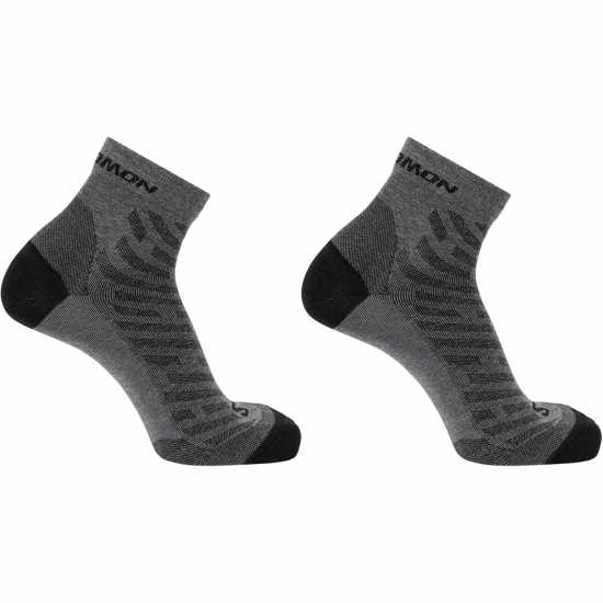 Salomon Wool Quarter 2 Pack Walking Socks Mens  