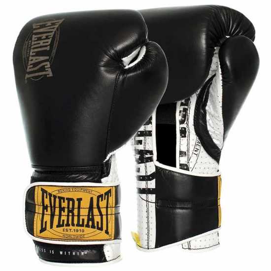 Боксови ръкавици Everlast 1910 Sparring Glove Черно Everlast 1910 Sparring Glove Черно Боксови ръкавици