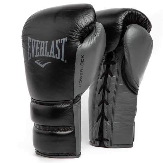 Боксови ръкавици Everlast Powerlock2 Fight Glove Черно Everlast Powerlock2 Fight Glove Черно Боксови ръкавици