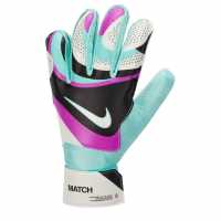 Nike Вратарски Ръкавици Match Goalkeeper Gloves Turquoise/White Вратарски ръкавици и облекло