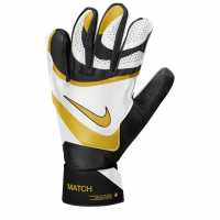 Nike Вратарски Ръкавици Match Goalkeeper Gloves Black/Gold Вратарски ръкавици и облекло