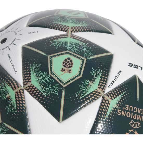 Adidas Ucl League Football 2024 2025 Бяло/Зелено Футболни топки