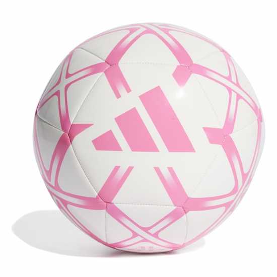 Футболни топки Adidas Starlancer Club Football 2023/2024 Бяло/Розово Adidas Starlancer Club Football 2023/2024 Бяло/Розово Футболни топки
