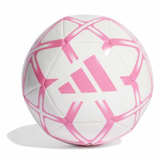 Футболни топки Adidas Starlancer Club Football 2023/2024 Бяло/Розово Adidas Starlancer Club Football 2023/2024 Бяло/Розово Футболни топки