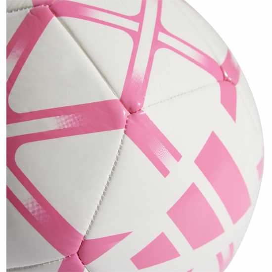 Футболни топки Adidas Starlancer Club Football 2023/2024 Бяло/Розово Adidas Starlancer Club Football 2023/2024 Бяло/Розово Футболни топки