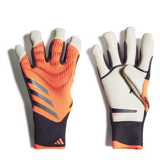 Adidas Вратарски Ръкавици Predator Pro Hybrid Goalkeeper Gloves Adults Розово/Черно Вратарски ръкавици и облекло