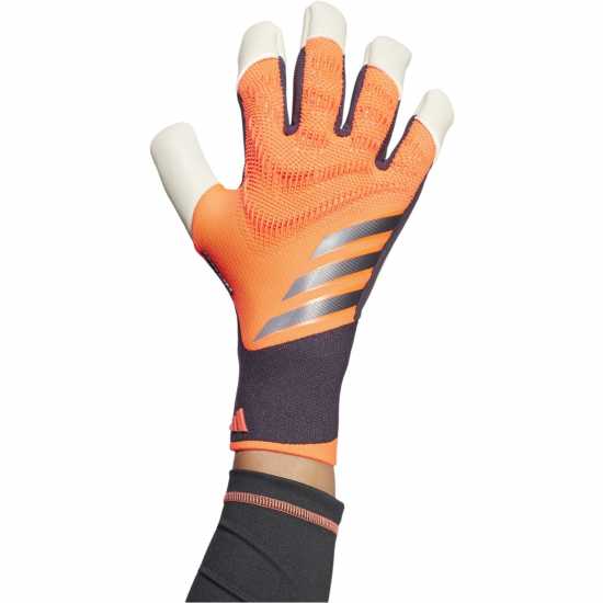 Adidas Вратарски Ръкавици Predator Pro Hybrid Goalkeeper Gloves Adults Розово/Черно Вратарски ръкавици и облекло