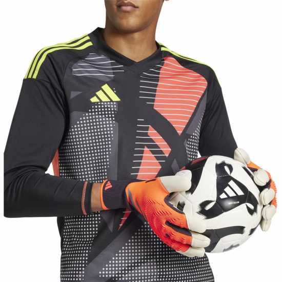 Adidas Вратарски Ръкавици Predator Pro Hybrid Goalkeeper Gloves Adults Розово/Черно Вратарски ръкавици и облекло