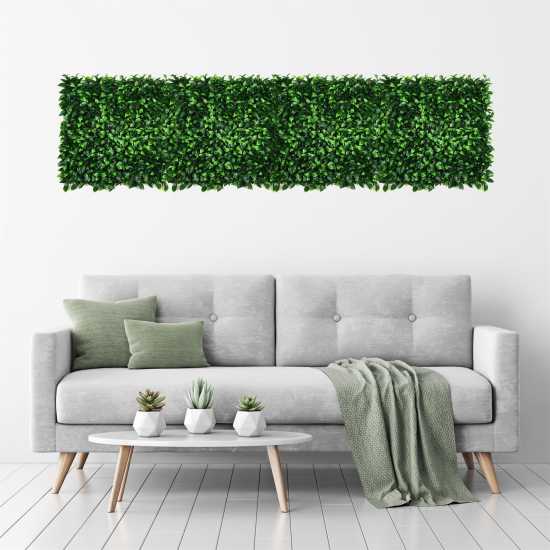 Artificial Wall Panel (Pack Of 4) - Bay Leaf
