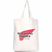 Red Wing Logo Canvas Tote Bag