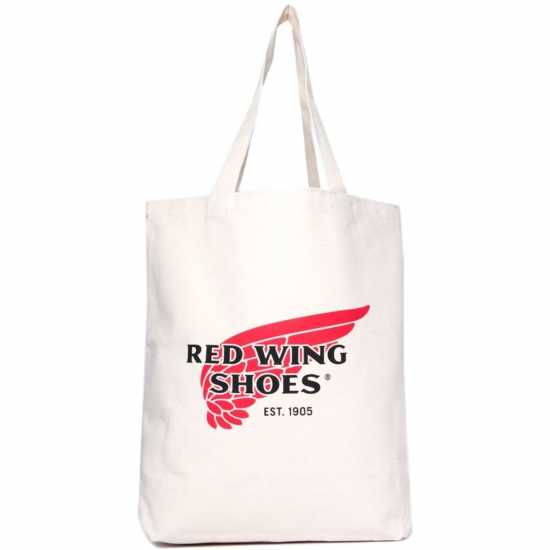 Red Wing Logo Canvas Tote Bag  Ученически раници