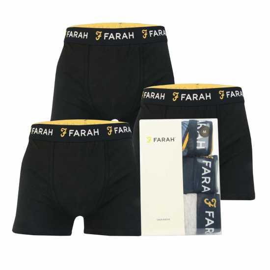 Farah Siginaw 3 Pack Boxer Shorts  