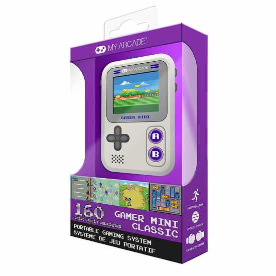 Gamer Mini Classic Grey/purple  
