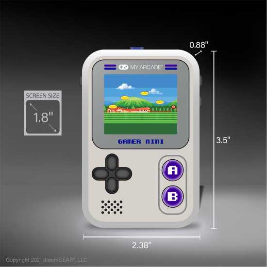 Gamer Mini Classic Grey/purple  