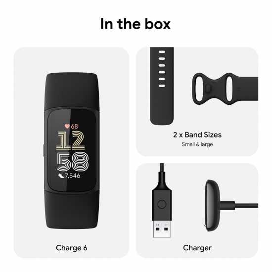 Fitbit Charge 6 Obsidian Black  