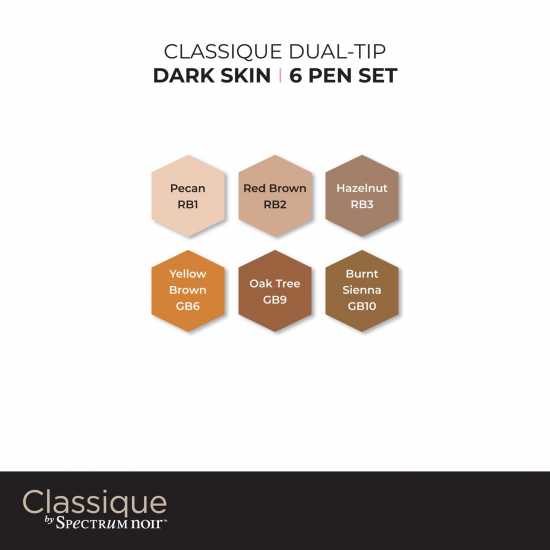 Spectrum Noir Classique (6Pc) - Dark Skin  Подаръци и играчки