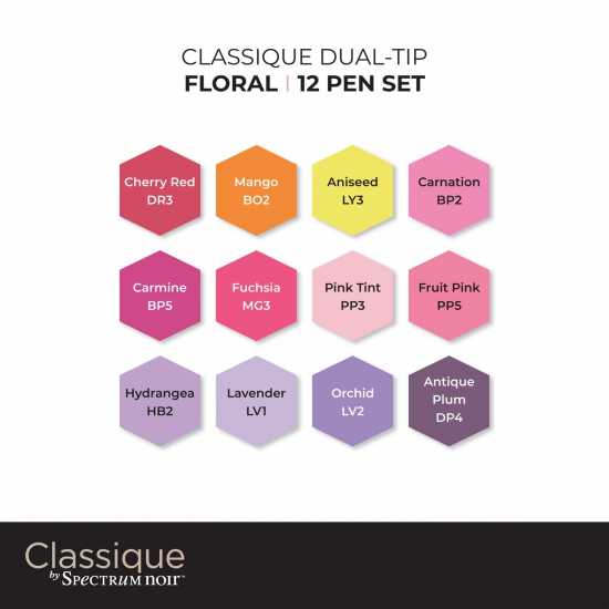 Spectrum Noir Classique (12Pc) - Floral  Подаръци и играчки