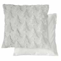 Soft & Fluffy 3D Christmas Tree Cushion Cover White Коледна украса