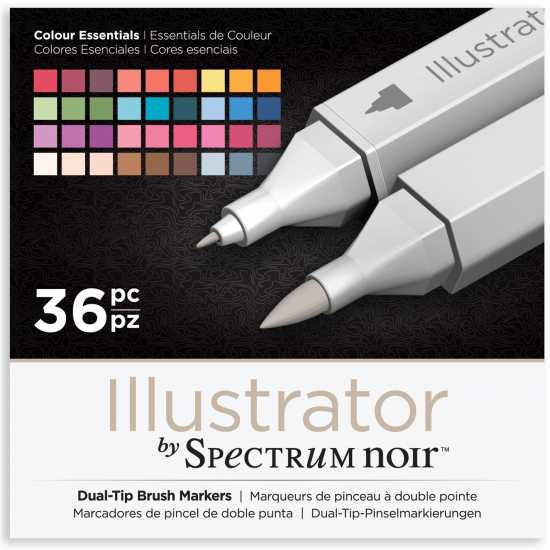 Spectrum Noir Illustrator 36Pc Box -Colour Essenti  Подаръци и играчки