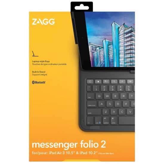 Keyboard Messenger Folio 2 Case For Apple Ipad 10.
