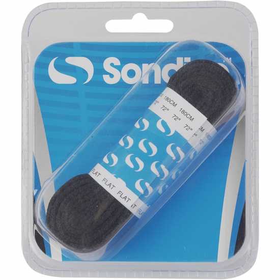 Футболни аксесоари Sondico Flat Football Boot Laces Черно Sondico Flat Football Boot Laces Черно Футболни аксесоари