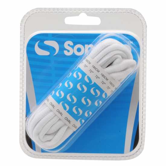 Футболни аксесоари Sondico Oval Laces Бяло Sondico Oval Laces Бяло Футболни аксесоари
