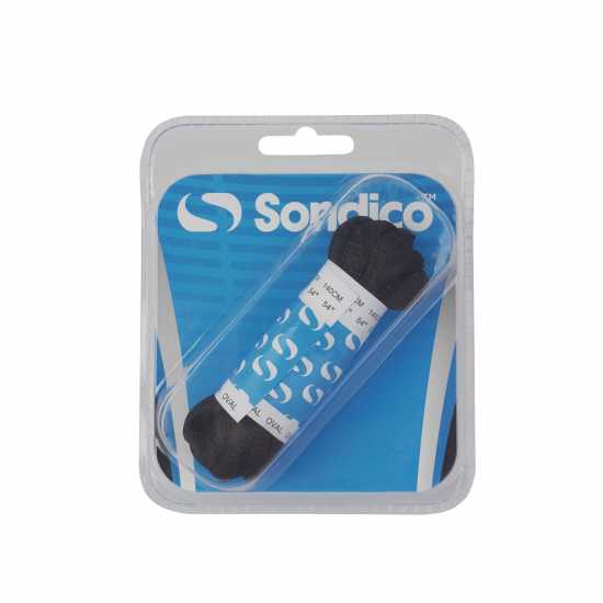 Sondico Oval Laces Черно Футболни аксесоари