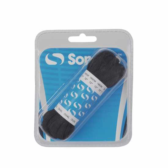 Sondico Oval Laces Черно Футболни аксесоари